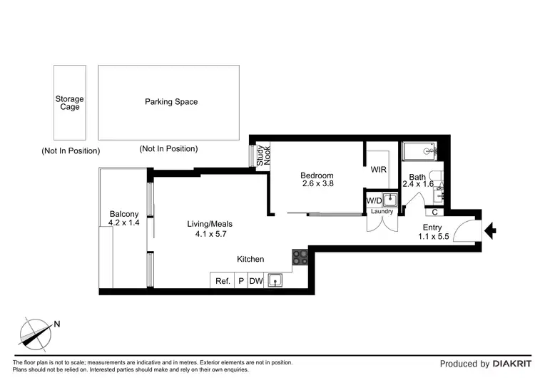 Floorplan of Homely apartment listing, 103/20 Park Street, Moonee Ponds VIC 3039