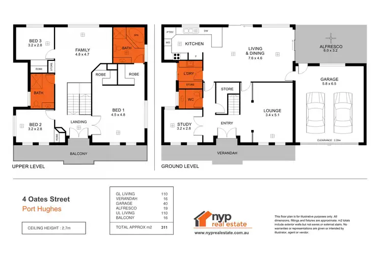 Floorplan of Homely house listing, 4 Oates St, Port Hughes SA 5558