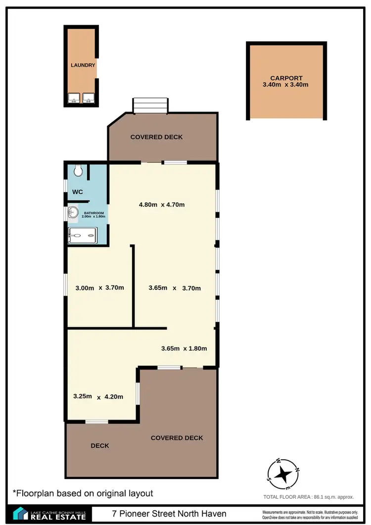 Floorplan of Homely house listing, 7 Pioneer St, North Haven NSW 2443