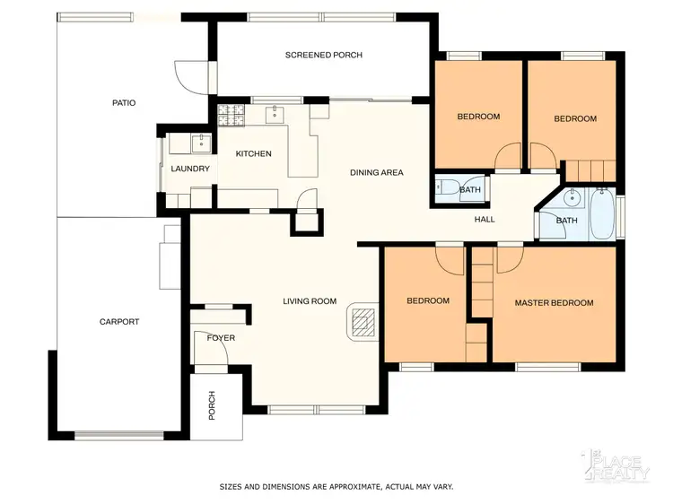 Floorplan of Homely house listing, 5 Simmons Loop, Parmelia WA 6167