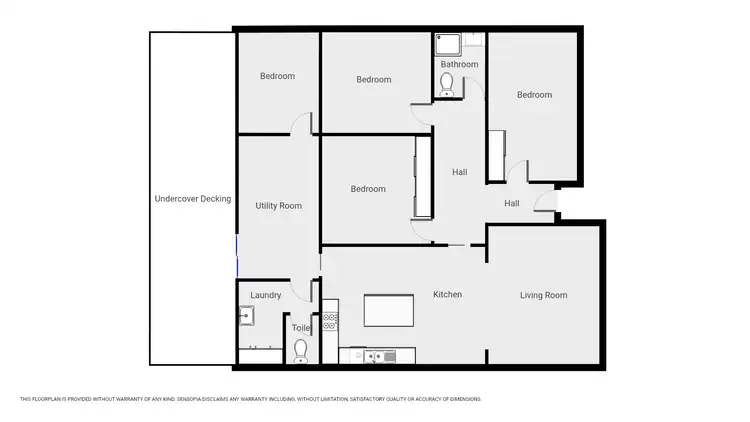Floorplan of Homely house listing, 65 Ligar St, Stawell VIC 3380
