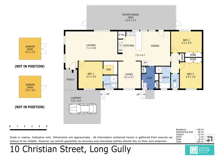Floorplan of Homely house listing, 10 Christian St, California Gully VIC 3556