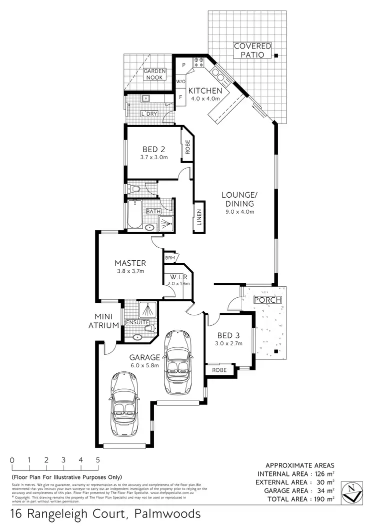 Floorplan of Homely house listing, 16 Rangeleigh Ct, Palmwoods QLD 4555