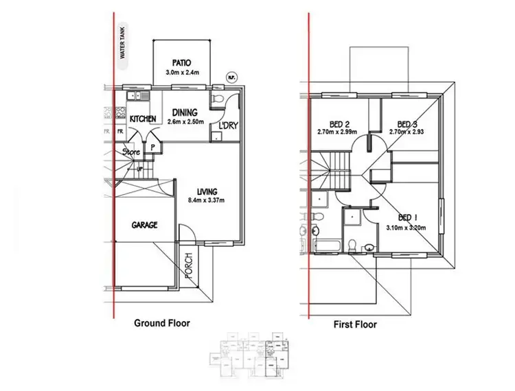 Floorplan of Homely townhouse listing, Unit 24/130 Rockfield Rd, Doolandella QLD 4077