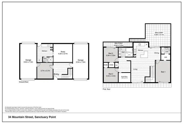 Floorplan of Homely house listing, 34 Mountain St, Sanctuary Point NSW 2540