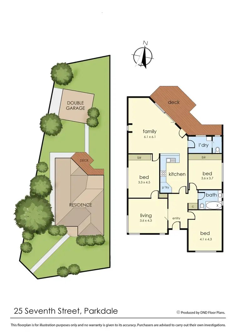 Floorplan of Homely house listing, 25 Seventh St, Parkdale VIC 3195