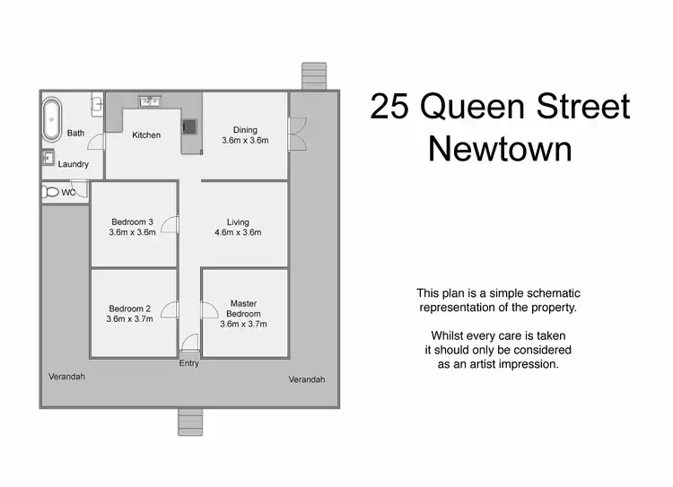 Floorplan of Homely house listing, 25 Queen St, Newtown QLD 4305