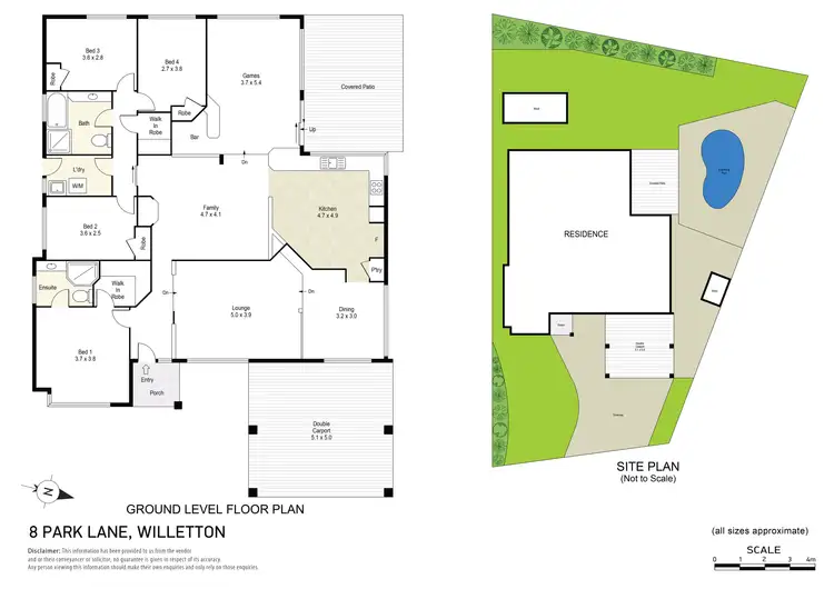 Floorplan of Homely house listing, 8 Park Lane, Willetton WA 6155