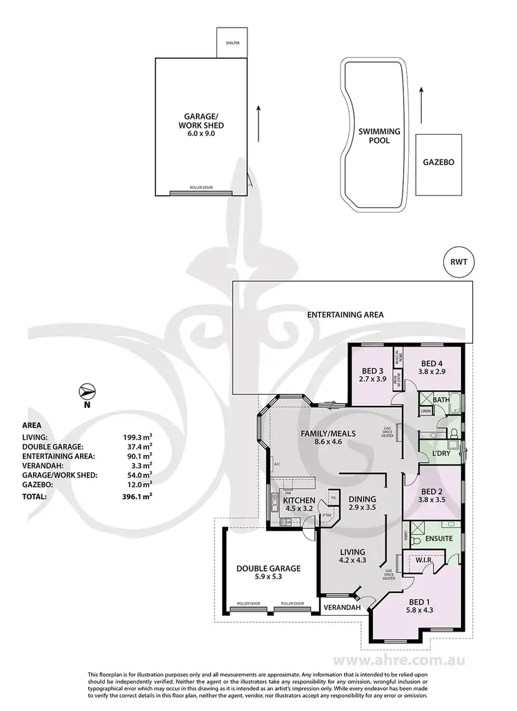 Floorplan of Homely house listing, 2 Sheridan Ct, Mount Barker SA 5251