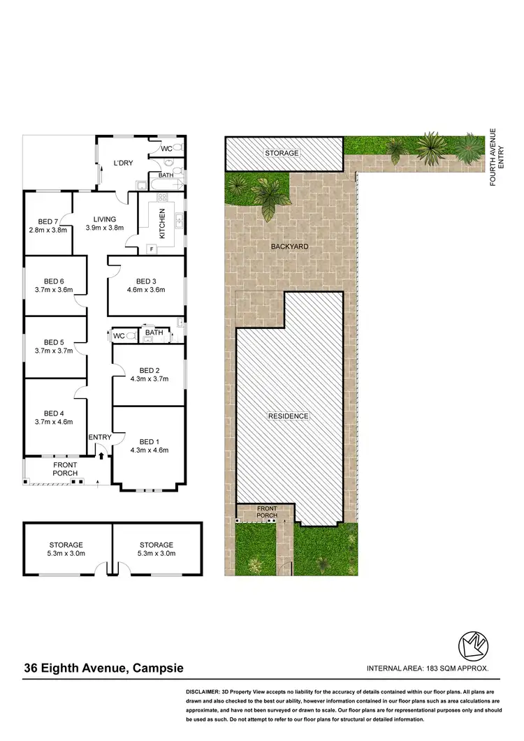 Floorplan of Homely house listing, 36 Eighth Ave, Campsie NSW 2194