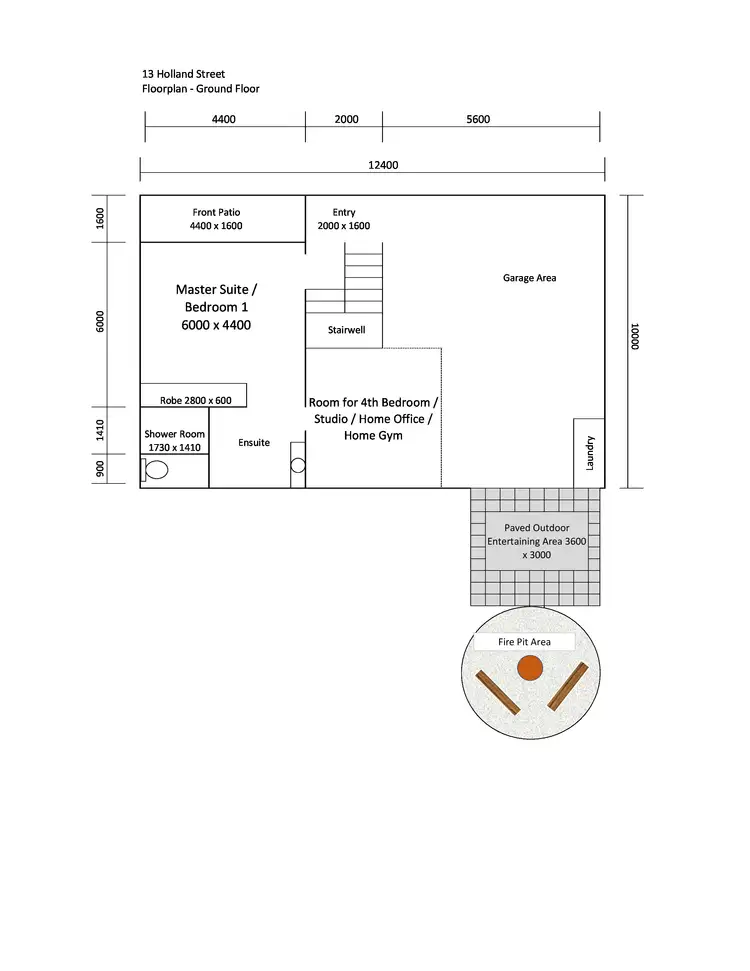 Floorplan of Homely house listing, 13 Holland St, Wongaling Beach QLD 4852