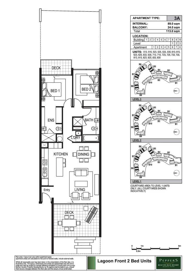 Floorplan of Homely apartment listing, 815/123 Sooning St (Blue On Blue), Nelly Bay QLD 4819