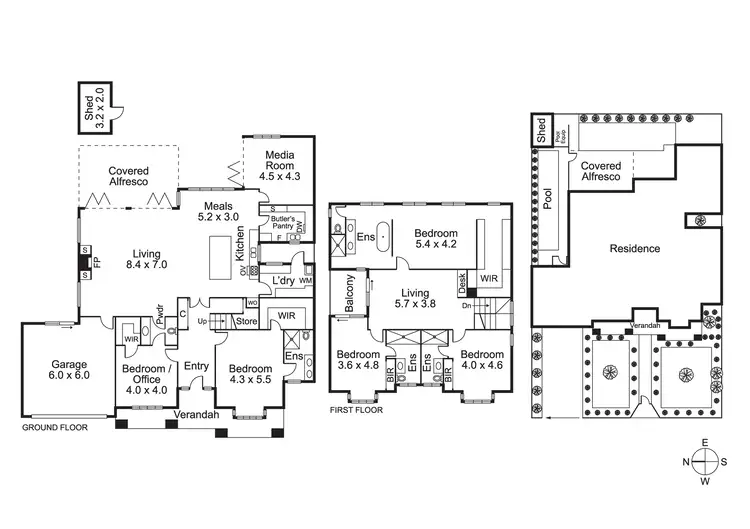 Floorplan of Homely house listing, 4 Plunket St, Brighton East VIC 3187