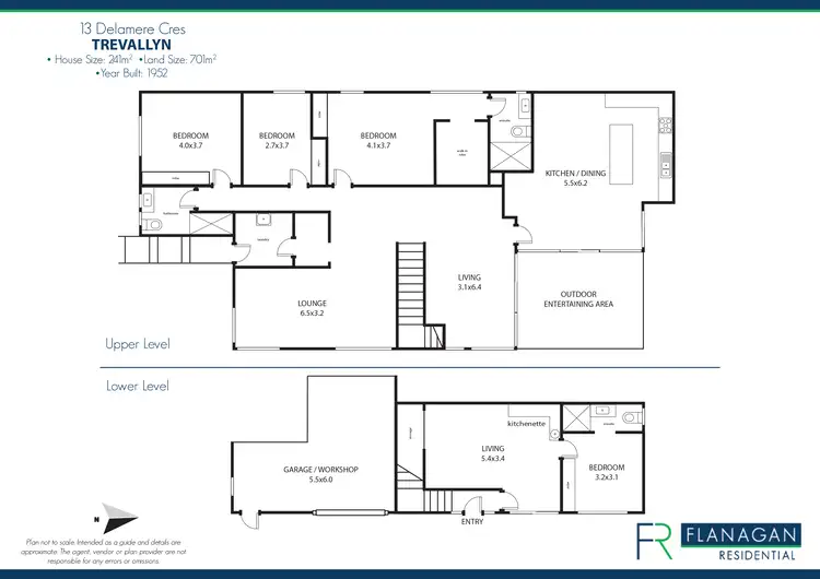 Floorplan of Homely house listing, 13 Delamere Cres, Trevallyn TAS 7250