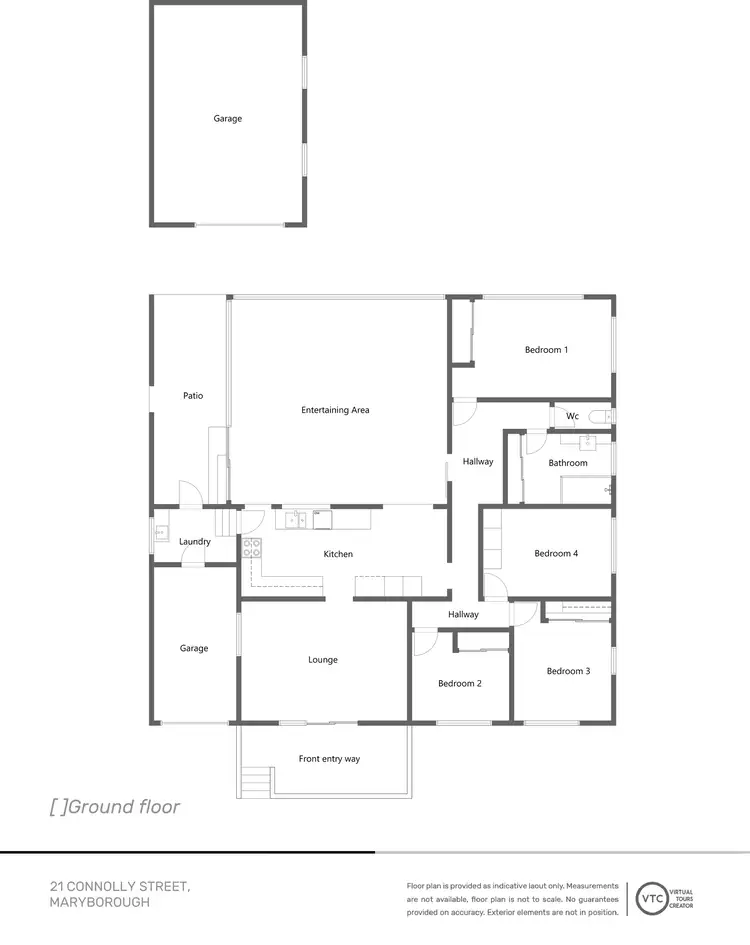Floorplan of Homely house listing, 21 Connolly St, Maryborough QLD 4650