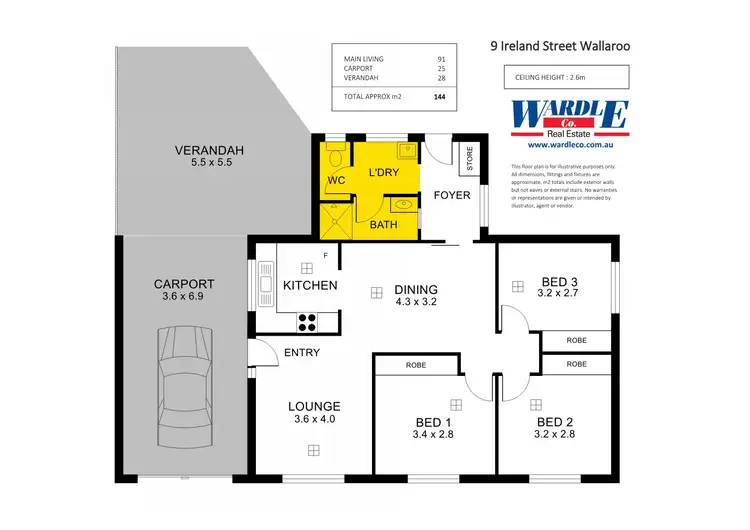 Floorplan of Homely house listing, 9 Ireland St, Wallaroo SA 5556