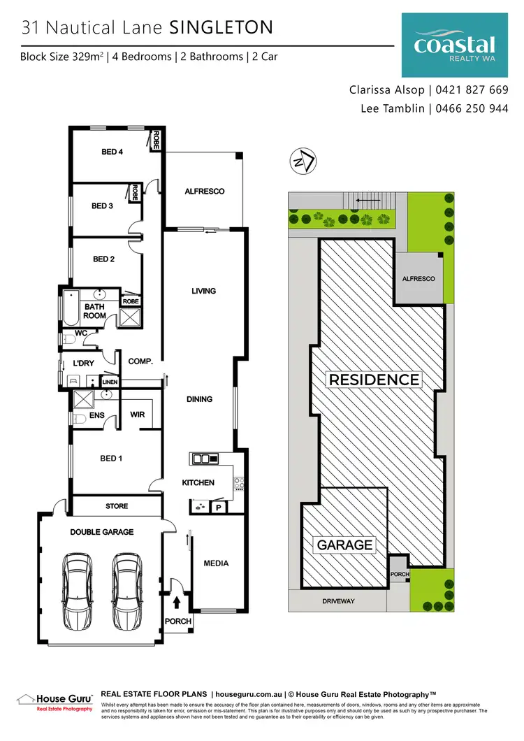 Floorplan of Homely house listing, 31 Nautical Lane, Singleton WA 6175