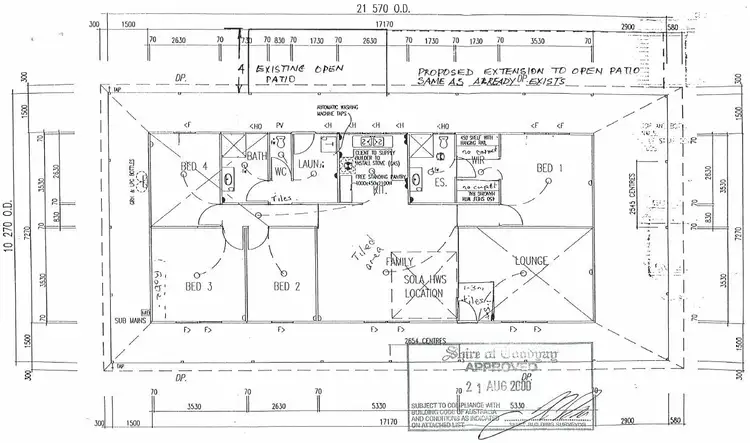 Floorplan of Homely house listing, 25 Red Gum Cir, Coondle WA 6566