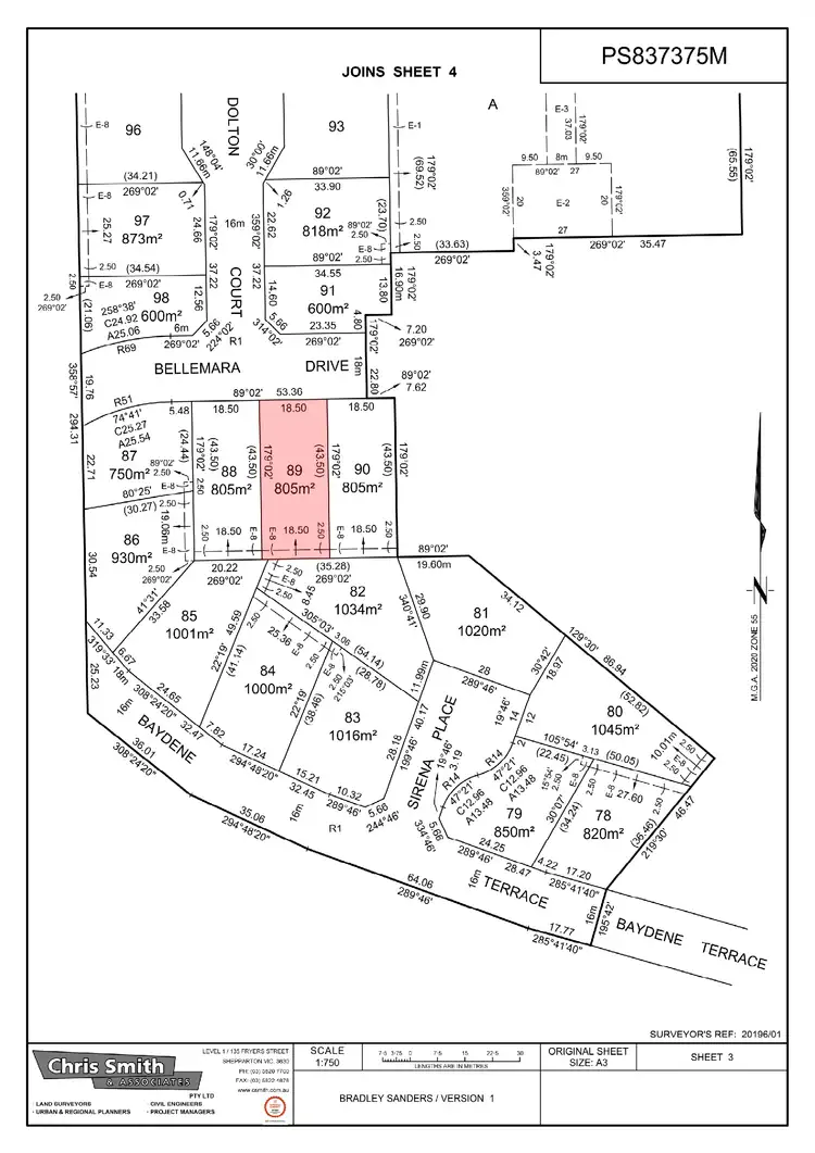 Floorplan of Homely land listing, 37 Bellemara Dr, Mooroopna VIC 3629