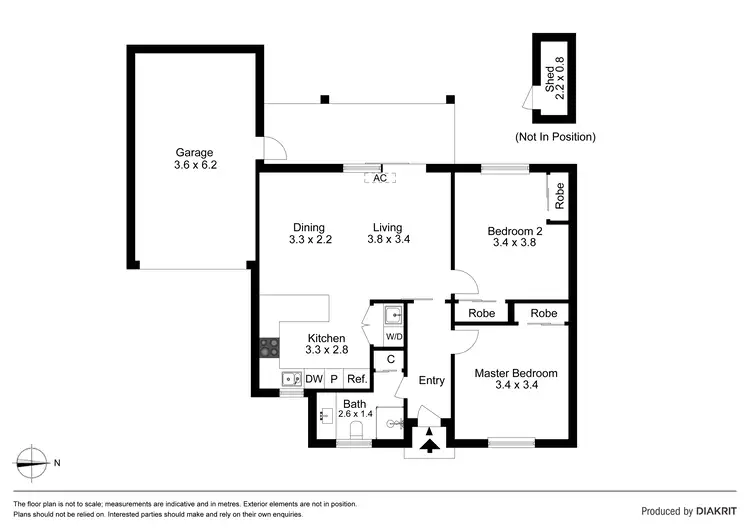 Floorplan of Homely unit listing, 2/19 Riverside Avenue, Avondale Heights VIC 3034