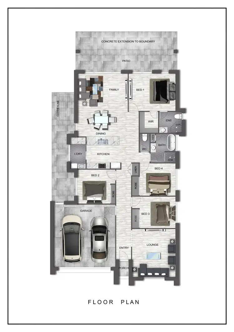 Floorplan of Homely house listing, 51 Mesa Cct, Cosgrove QLD 4818