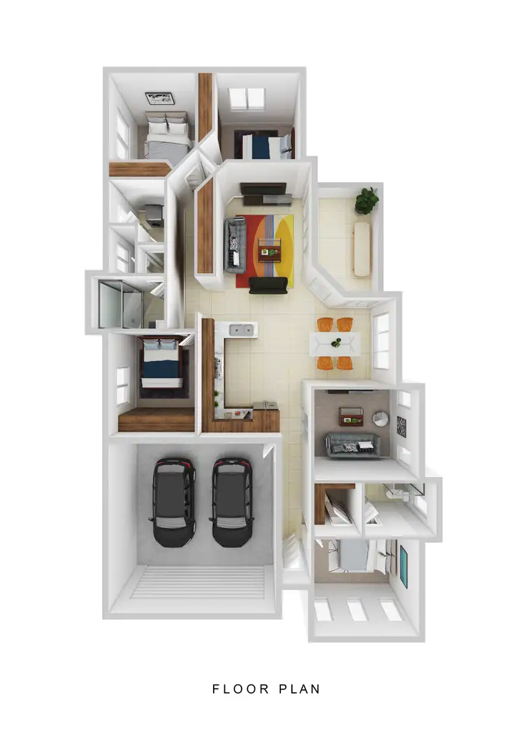Floorplan of Homely house listing, 98A Daintree Dr, Bushland Beach QLD 4818