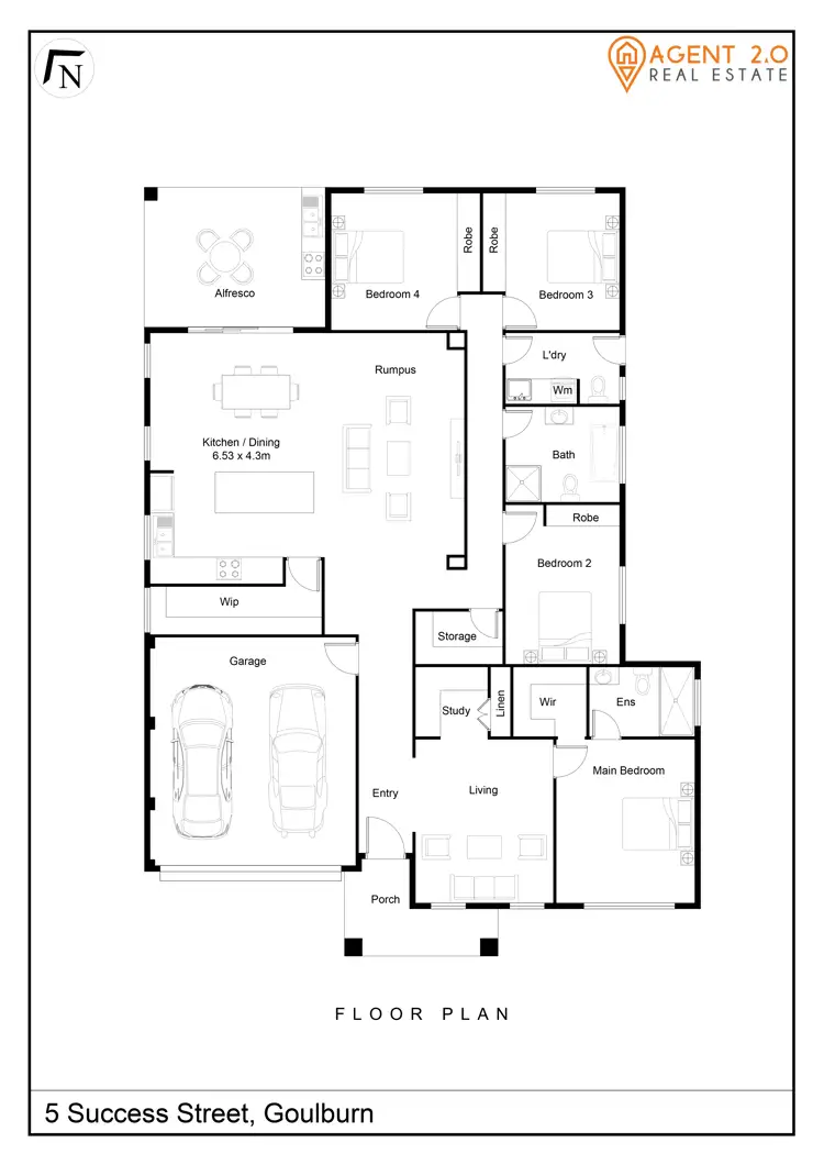 Floorplan of Homely house listing, 5 Success St, Goulburn NSW 2580