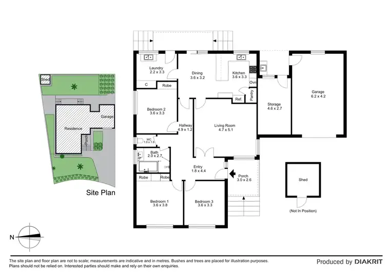 Floorplan of Homely house listing, 6 Fenwick Place, Avondale Heights VIC 3034