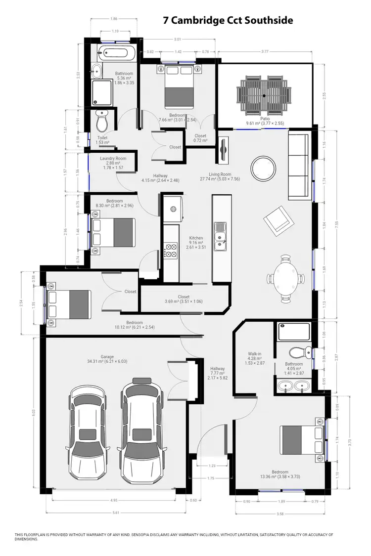 Floorplan of Homely house listing, 7 Cambridge Cct, Southside QLD 4570