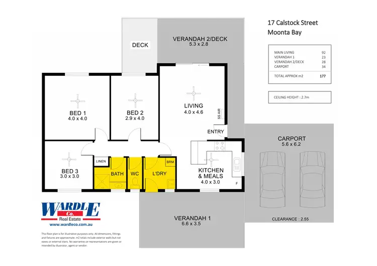 Floorplan of Homely house listing, 17 Calstock St, Moonta Bay SA 5558
