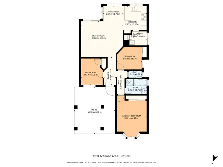Floorplan of Homely unit listing, Unit 7/54 Gnangara Dr, Waikiki WA 6169