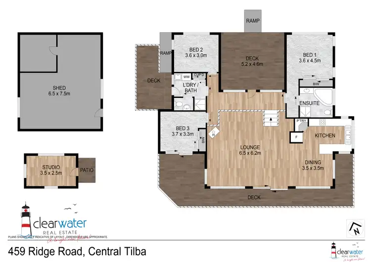 Floorplan of Homely house listing, 459 Ridge Rd, Central Tilba NSW 2546
