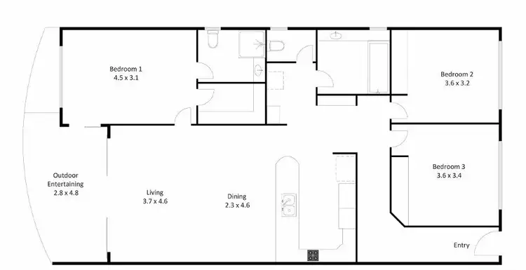 Floorplan of Homely unit listing, 22/14-20 Duffield Road, Margate QLD 4019