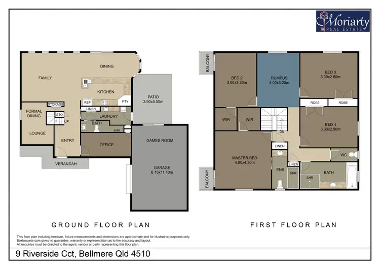 Floorplan of Homely house listing, 9 Riverside Cct, Bellmere QLD 4510