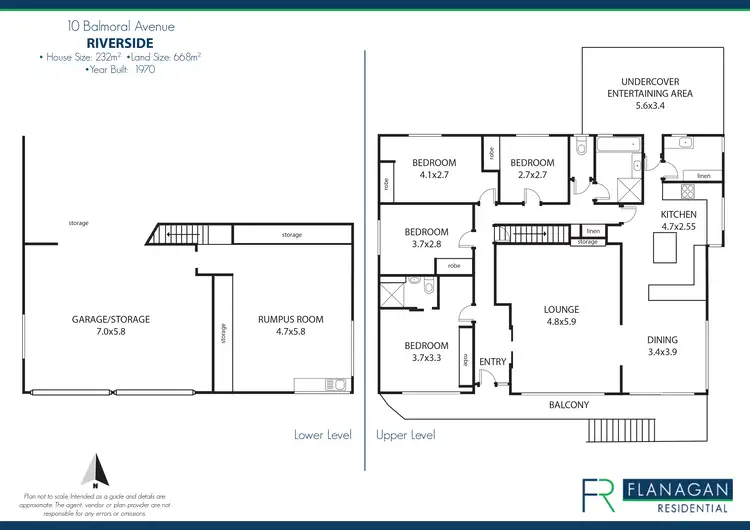 Floorplan of Homely house listing, 10 Balmoral Ave, Riverside TAS 7250