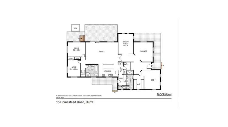 Floorplan of Homely house listing, 15 Homestead Rd, Burra NSW 2620