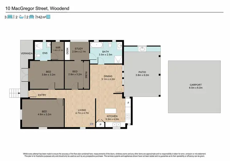 Floorplan of Homely house listing, 10 Macgregor St, Woodend QLD 4305