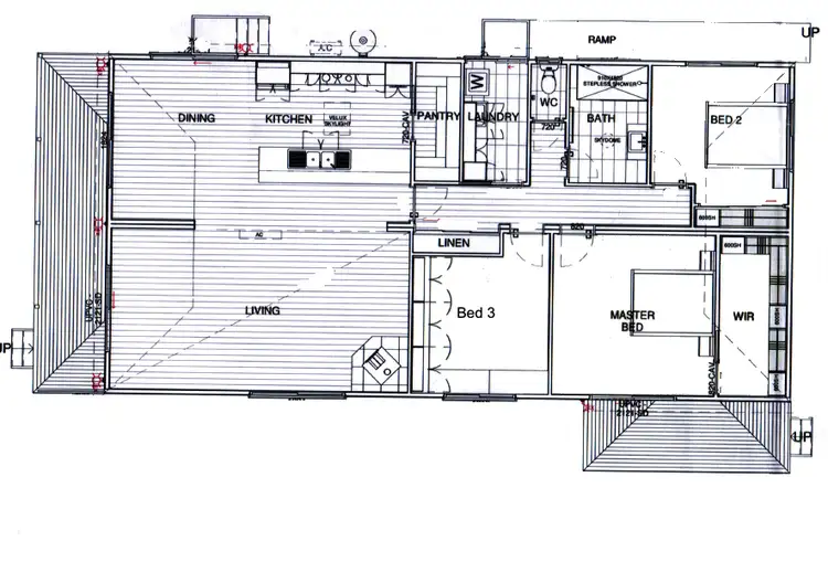 Floorplan of Homely rural property listing, 5837 Portland-Casterton Rd, Sandford VIC 3312