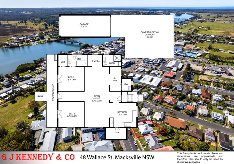 Floorplan of Homely house listing, 48 Wallace St, Macksville NSW 2447