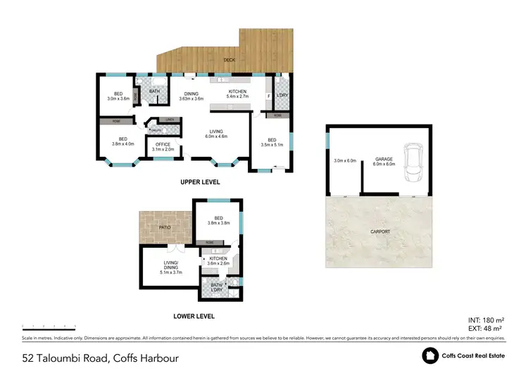 Floorplan of Homely house listing, 52 Taloumbi Rd, Coffs Harbour NSW 2450