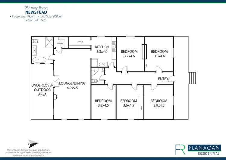 Floorplan of Homely house listing, 39 Amy Rd, Newstead TAS 7250