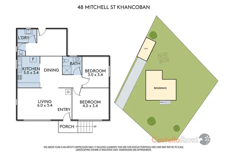 Floorplan of Homely house listing, 48 Mitchell Avenue, Khancoban NSW 2642