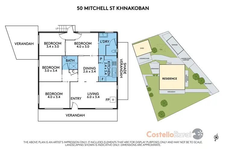 Floorplan of Homely house listing, 50 Mitchell Avenue, Khancoban NSW 2642