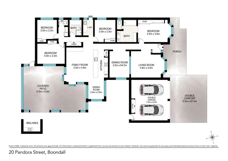 Floorplan of Homely house listing, 20 Pandora St, Boondall QLD 4034
