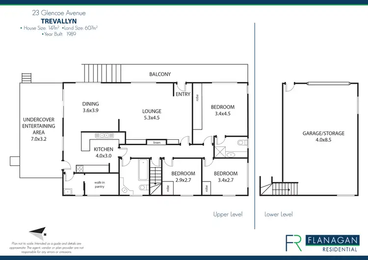 Floorplan of Homely house listing, 23 Glencoe Ave, Trevallyn TAS 7250