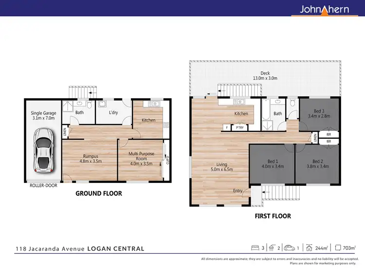 Floorplan of Homely house listing, 118 Jacaranda Ave, Logan Central QLD 4114