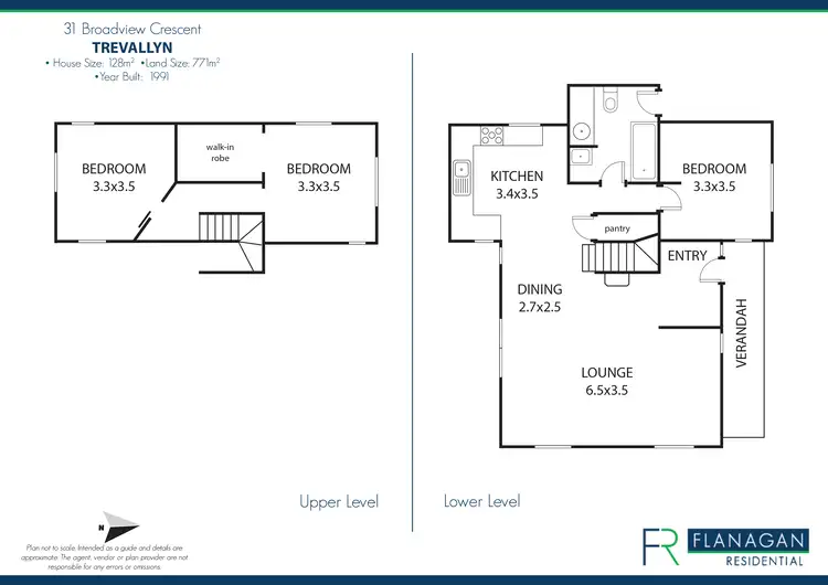 Floorplan of Homely house listing, 31 Broadview Cres, Trevallyn TAS 7250