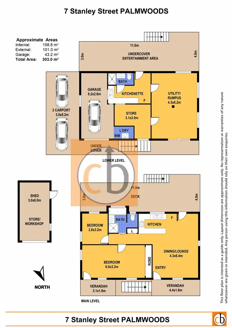 Floorplan of Homely house listing, 7 Stanley St, Palmwoods QLD 4555