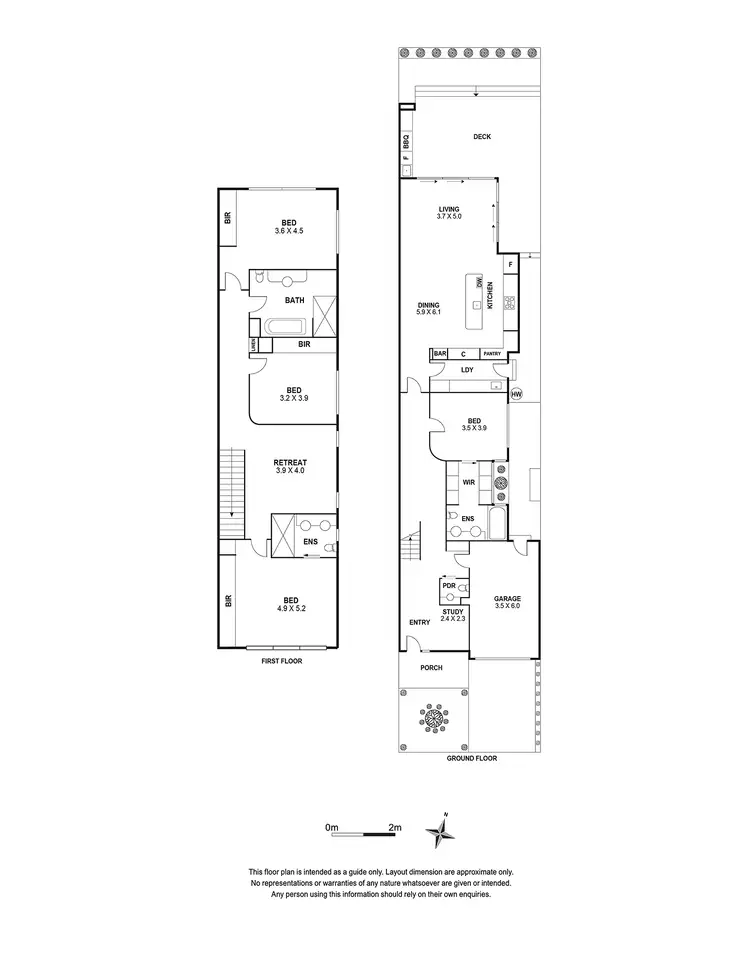 Floorplan of Homely townhouse listing, 13B Delhi St, Bentleigh VIC 3204
