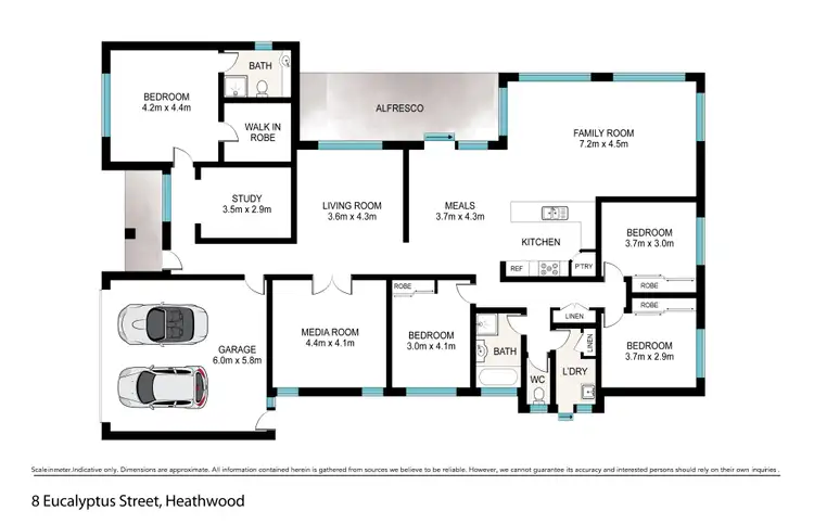 Floorplan of Homely house listing, 8 Eucalyptus Street, Heathwood QLD 4110